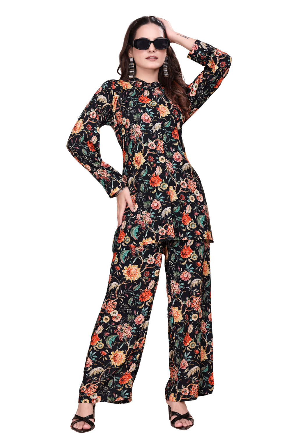 Cotunlie Rajniti Saga Coord Set