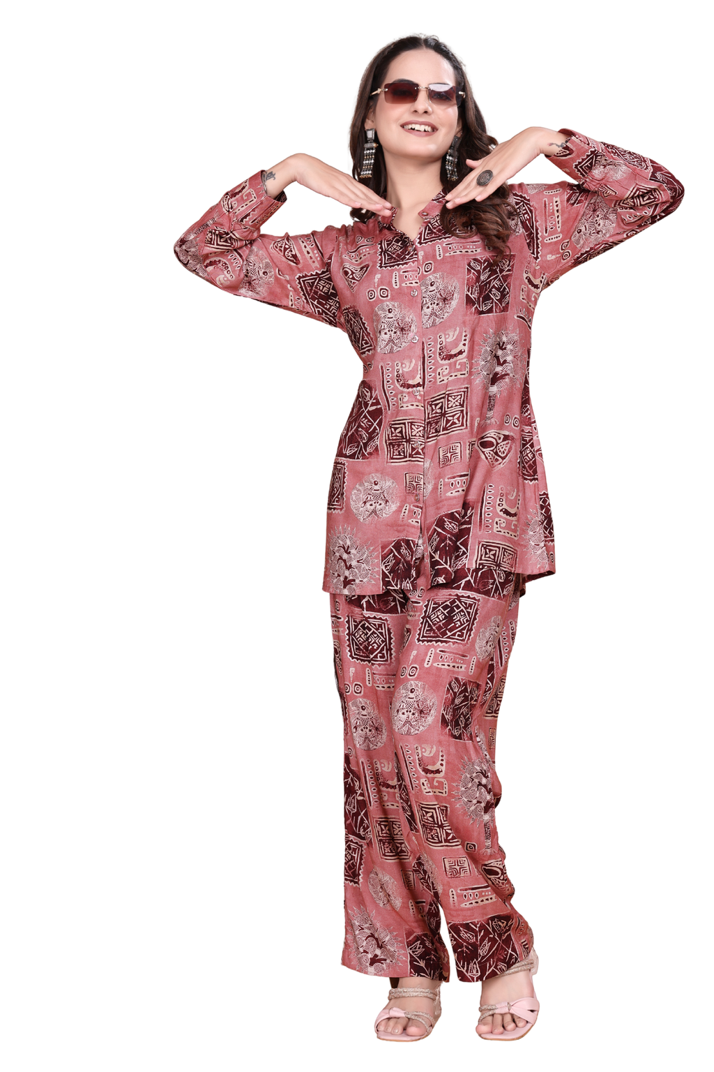 Cotunlie Amber Aviary Coord Set