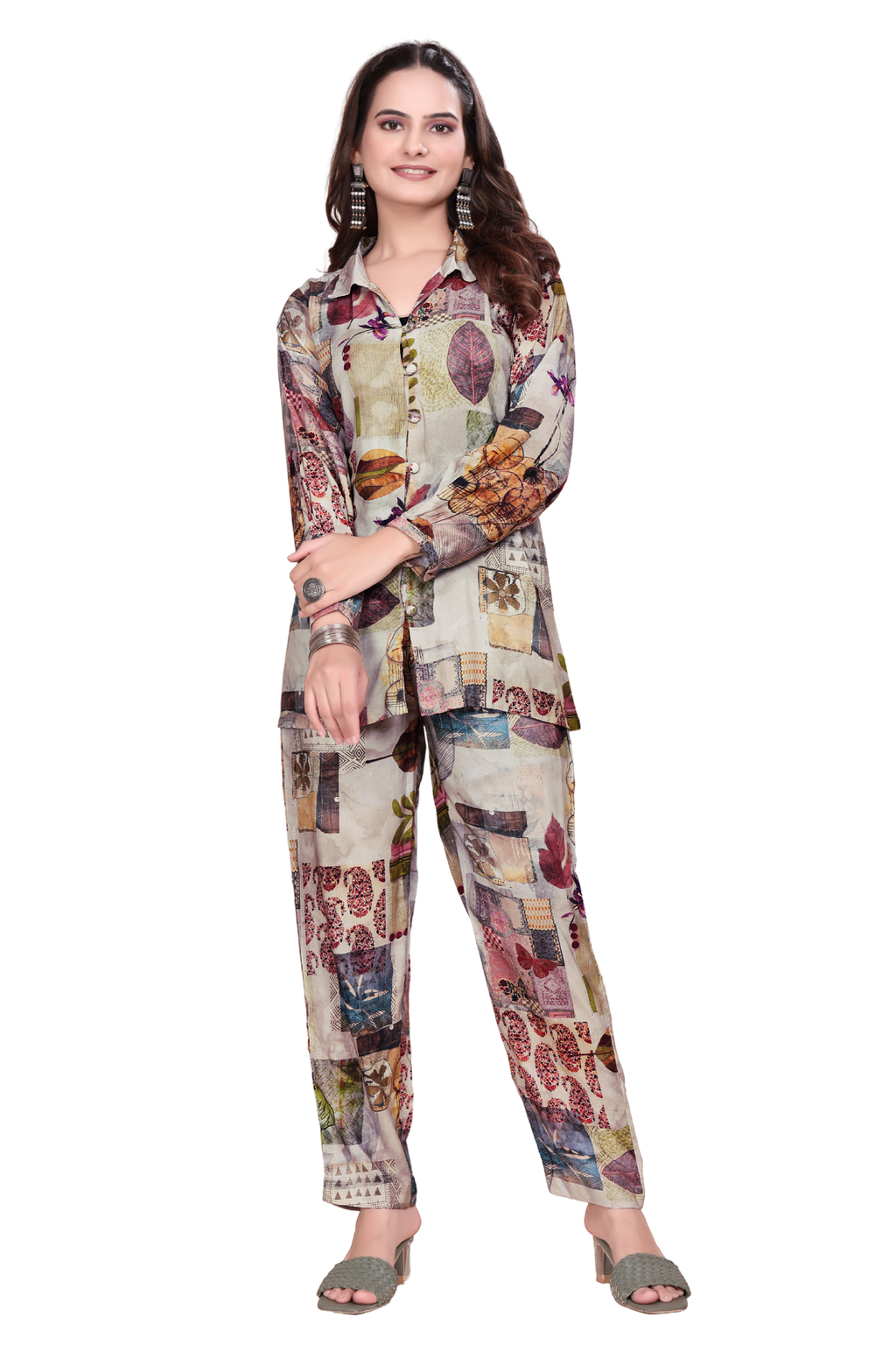 Cotunlie Tropic Tales Coord Set