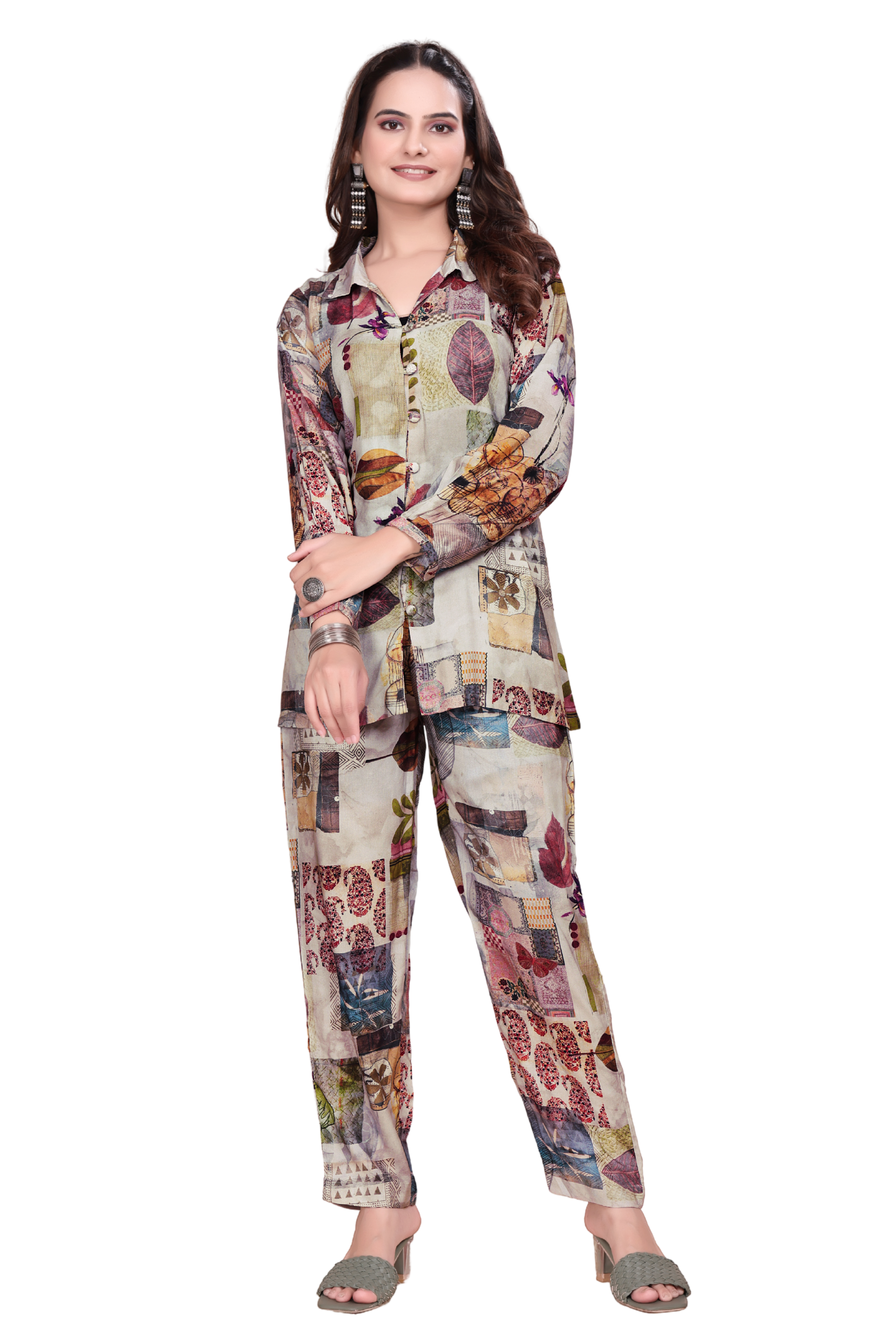 Cotunlie Tropic Tales Coord Set