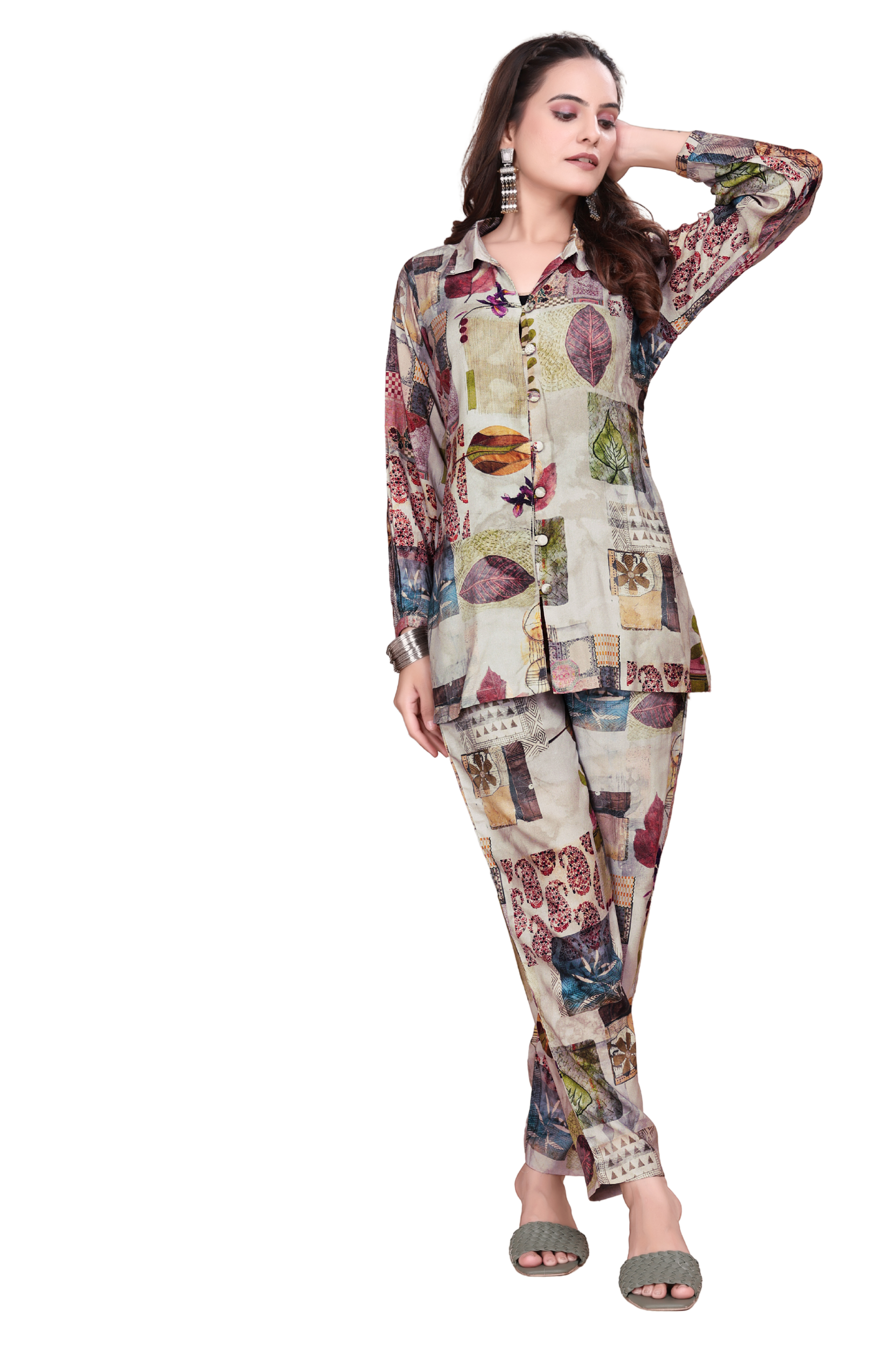 Cotunlie Tropic Tales Coord Set