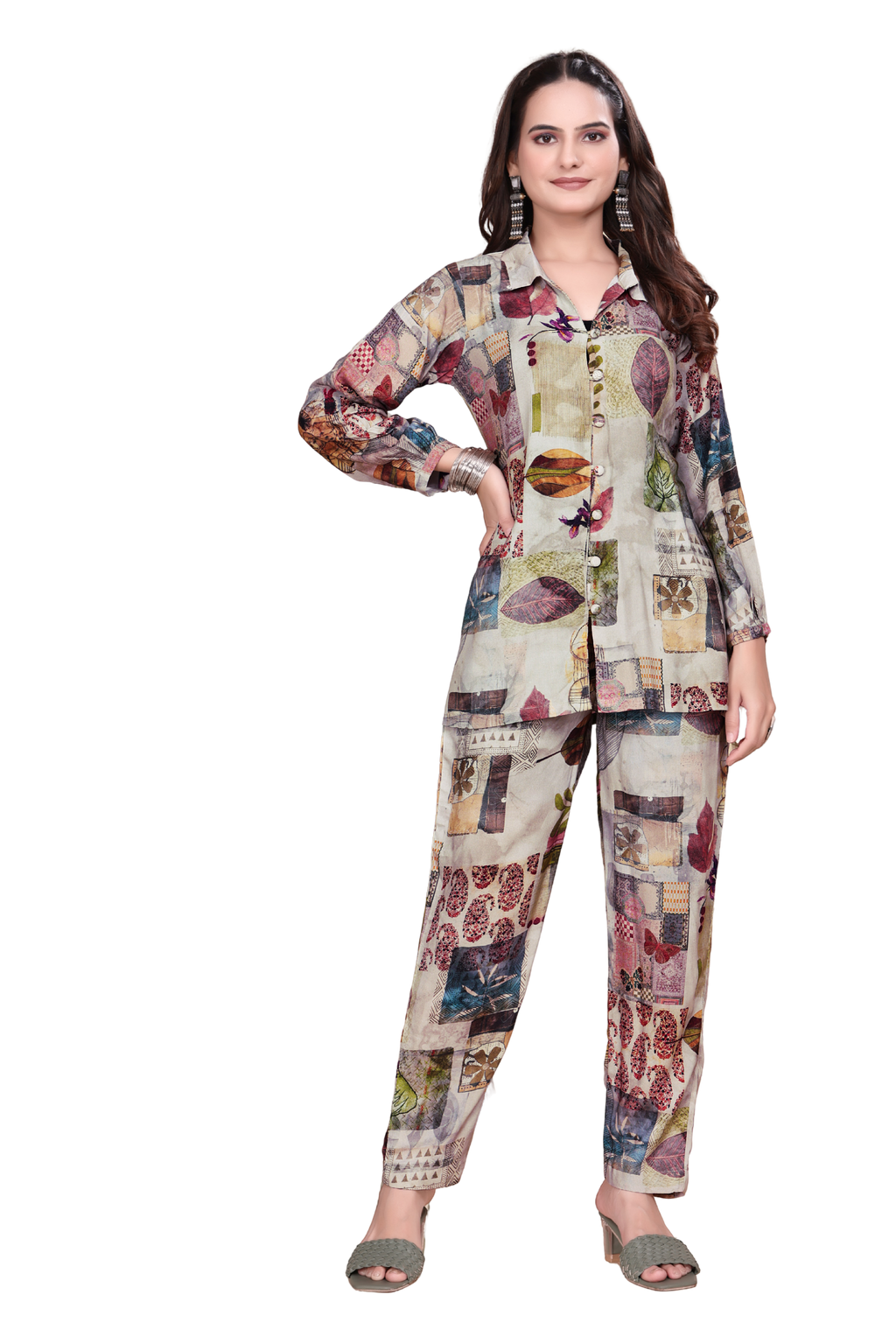 Cotunlie Tropic Tales Coord Set