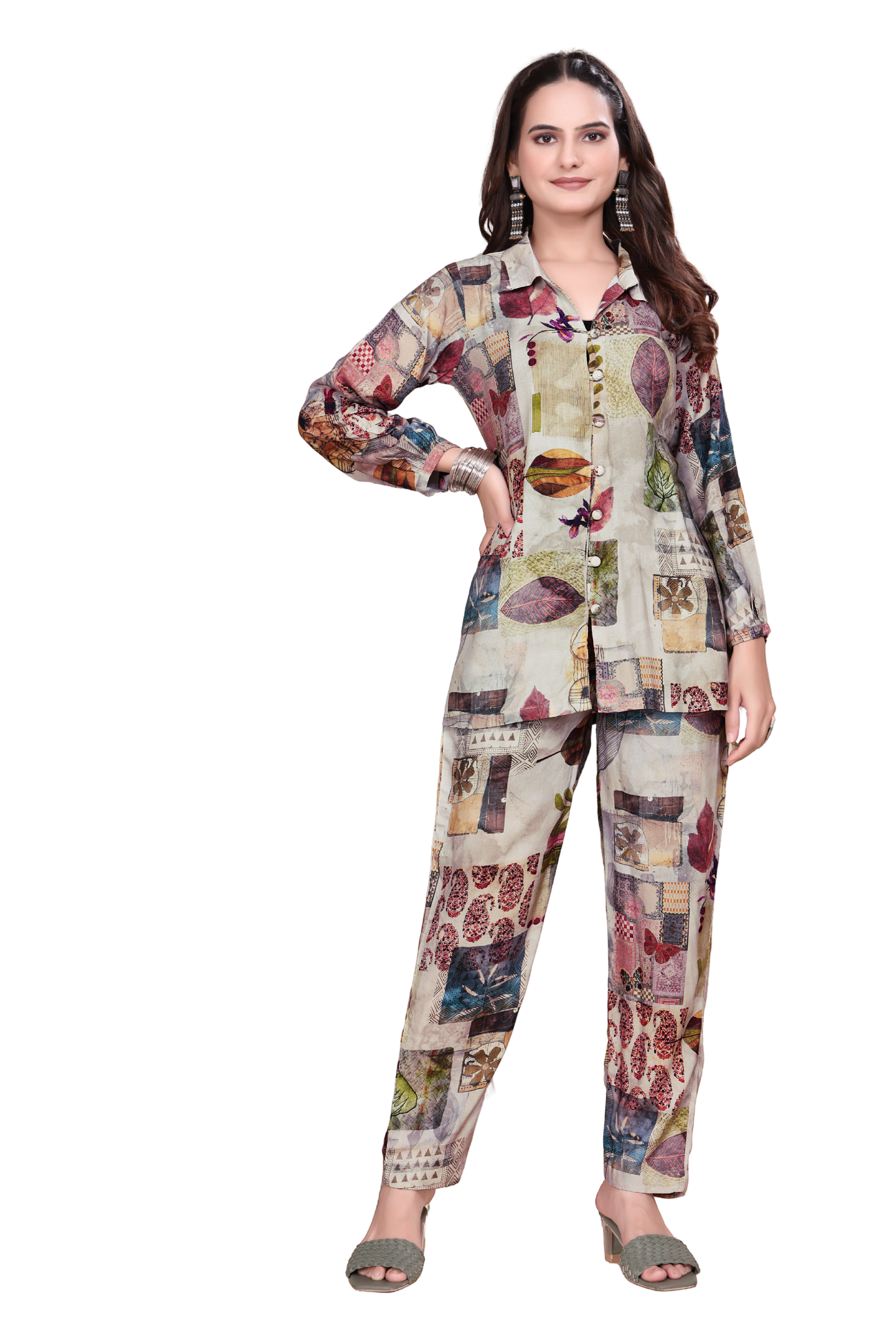 Cotunlie Tropic Tales Coord Set