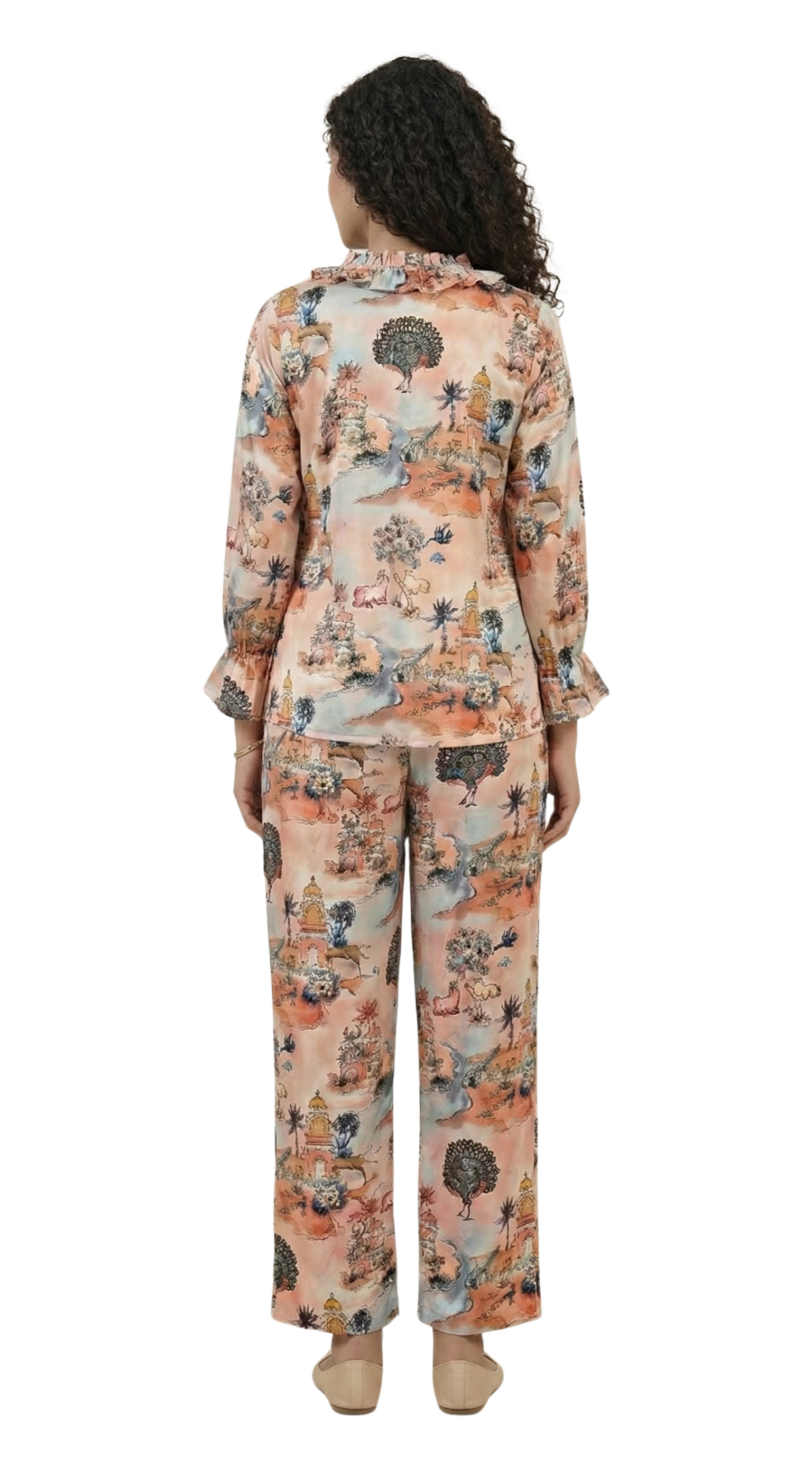 Cotunlie Blush Bloom Coord Set