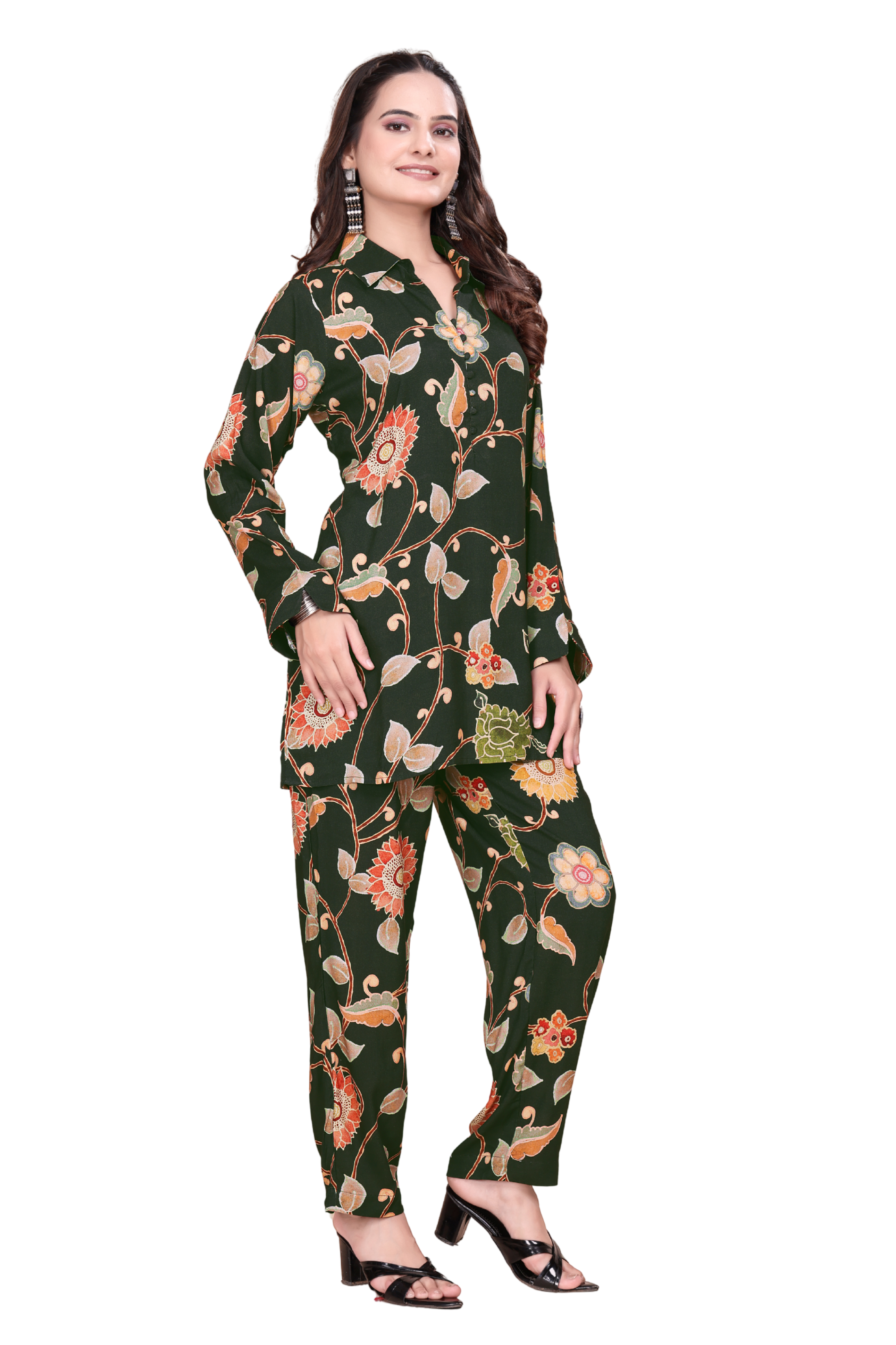 Cotunlie Mayur Mahal Coord Set