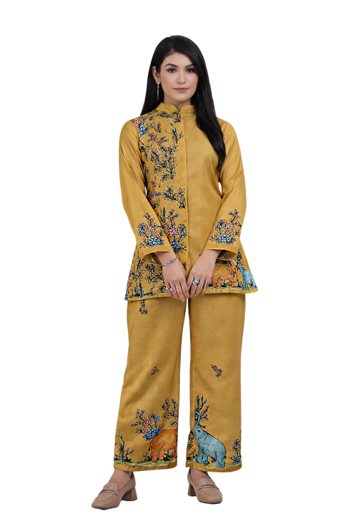 Cotunlie Aangan Kahani Coord Set