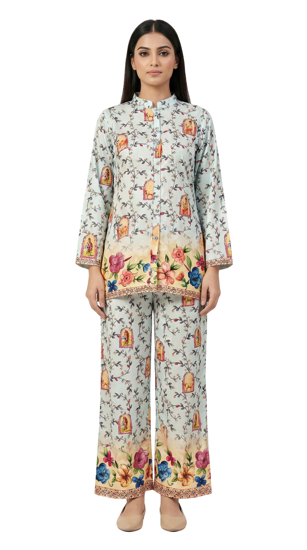 Cotunlie Lok Kala Coord Set