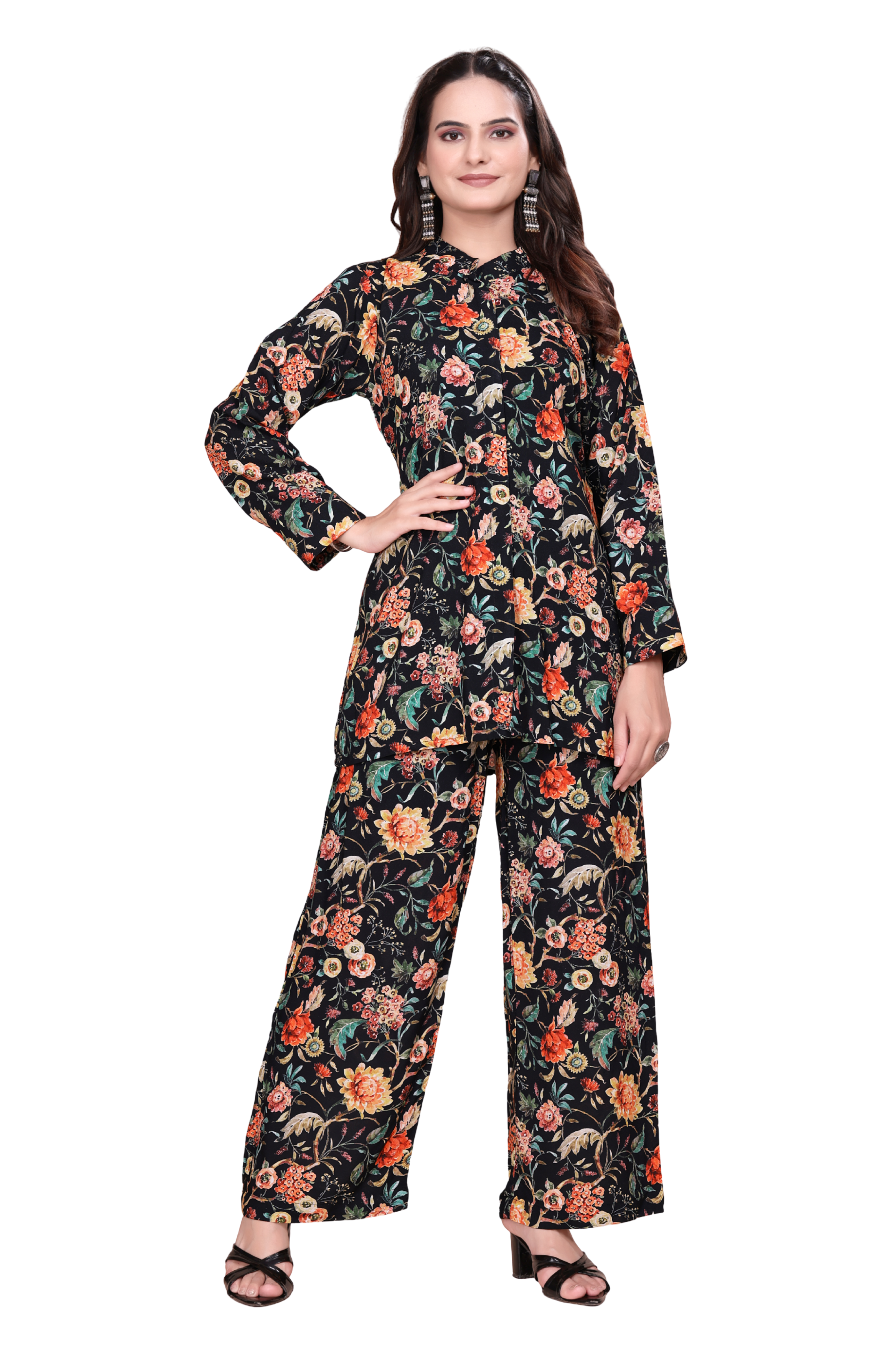 Cotunlie Rajniti Saga Coord Set